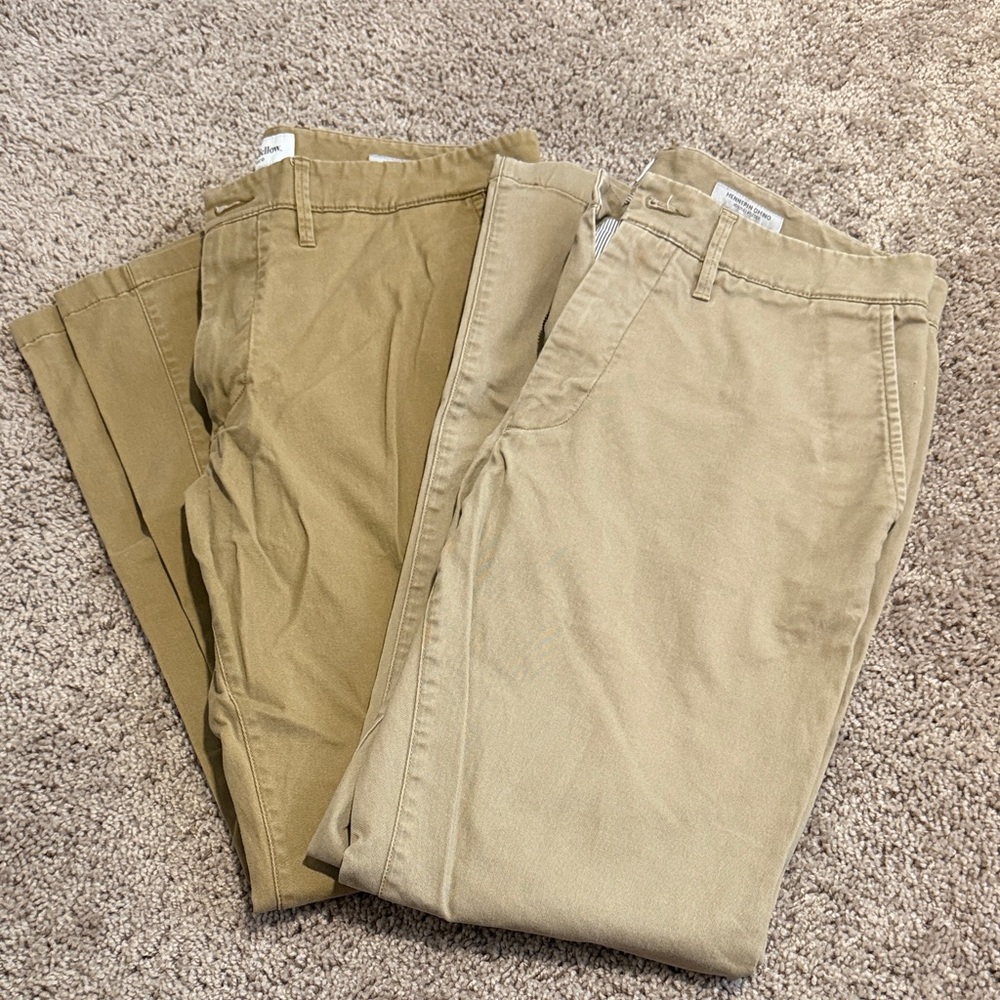 Goodfellow & Co Men's Khaki and Tan Chinos